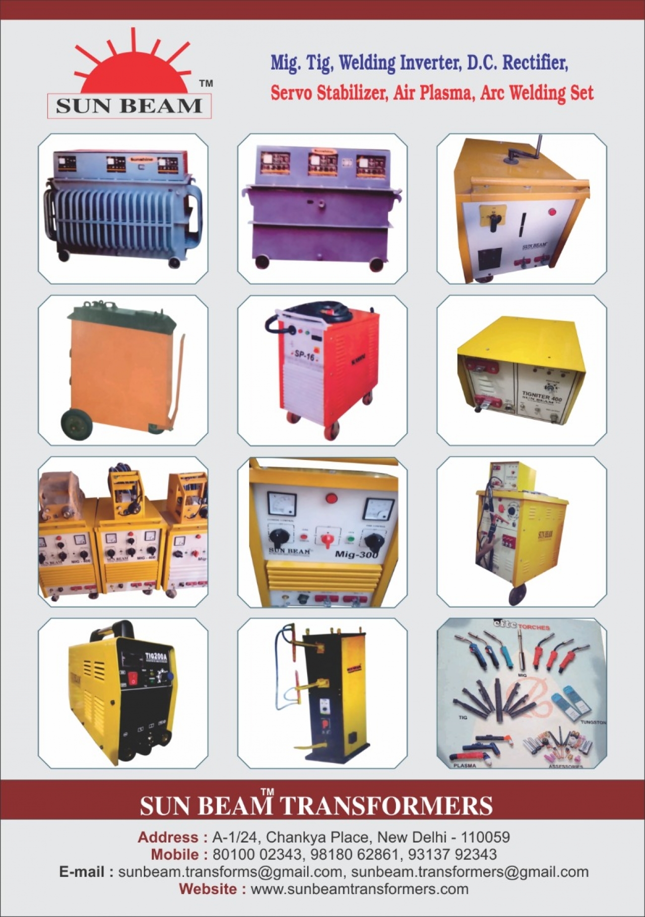 All Mig welding machine manufacturers in delhi